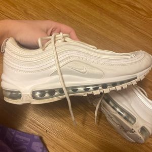 Nike air max 97 shoes in white